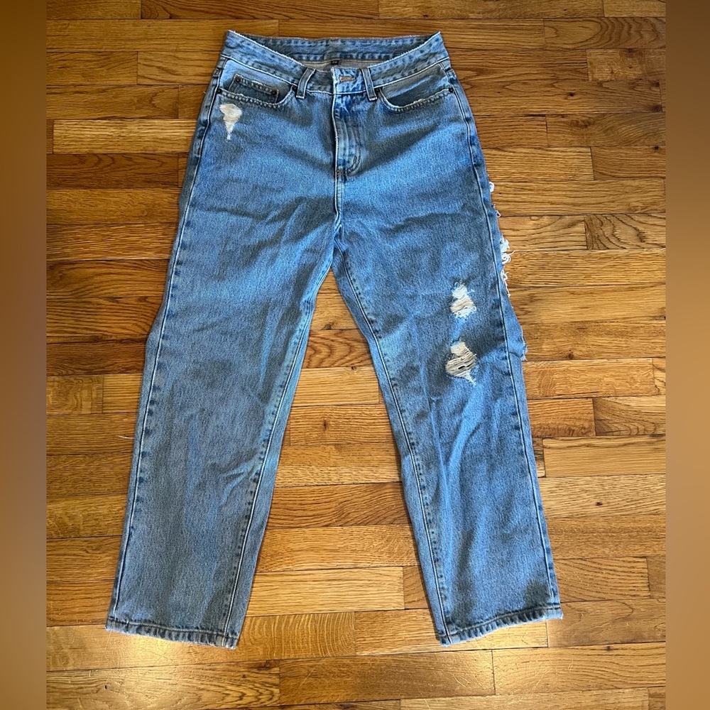 Carmar back distressed jeans